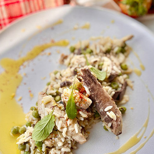arroz cremoso de jurel