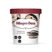 Helado de Crema Cookies Cream 473 ML - Haagen Dazs