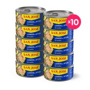 Pack 10 Lomos de Atún en Aceite 160 Gr - San José