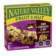 Barras de Cereal Chocolate Fruit & Nut 6 Un - Nature Valley
