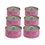 Pack de 6 Tuna Fillet With Salmon 70g - Fish4cats