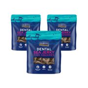 Pack de 3 Treats Sea Jerky Squares 115g - Fish4dogs