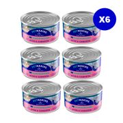 Pack de 6 Alimento Húmedo para Gato Filete de Atún y Camarón 85g